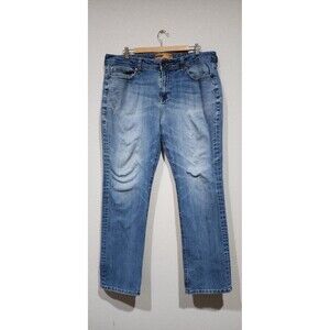 Mens Seven7 Slim Straight Fit Stretch Jeans. Size 38X32 (MEASURE 38X30) Blue.